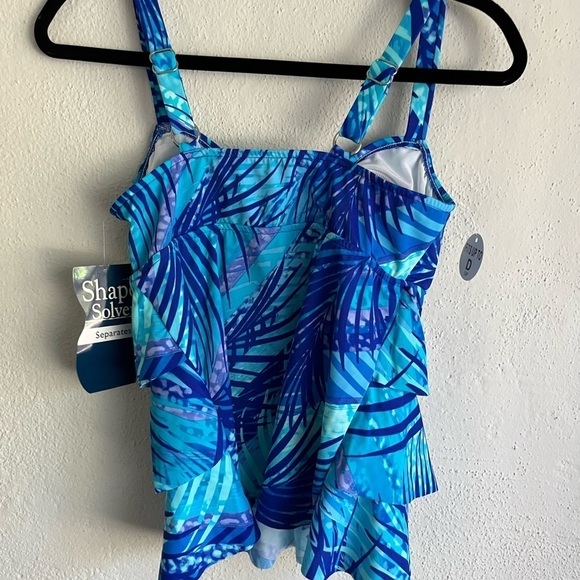 SHAPE Solver Safari Stripe Triple Tier Swim Tankini , Size 8 - Picture 8 of 9